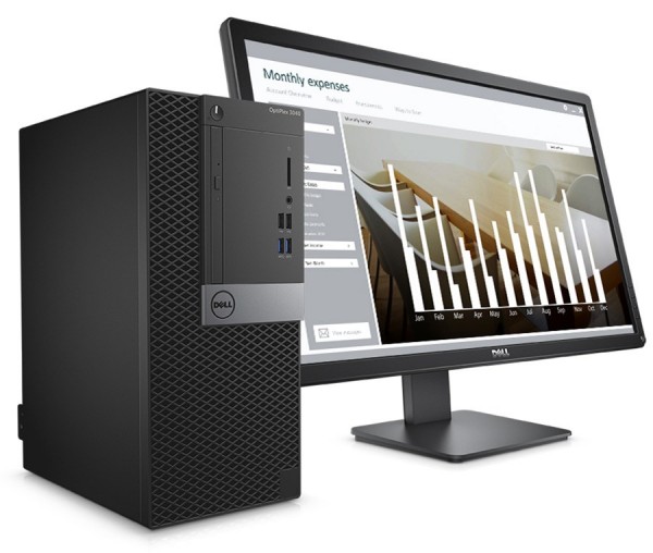 Dell Optiplex 5050 Desktop (i5-7500U, 4GB, 500GB) With Monitor